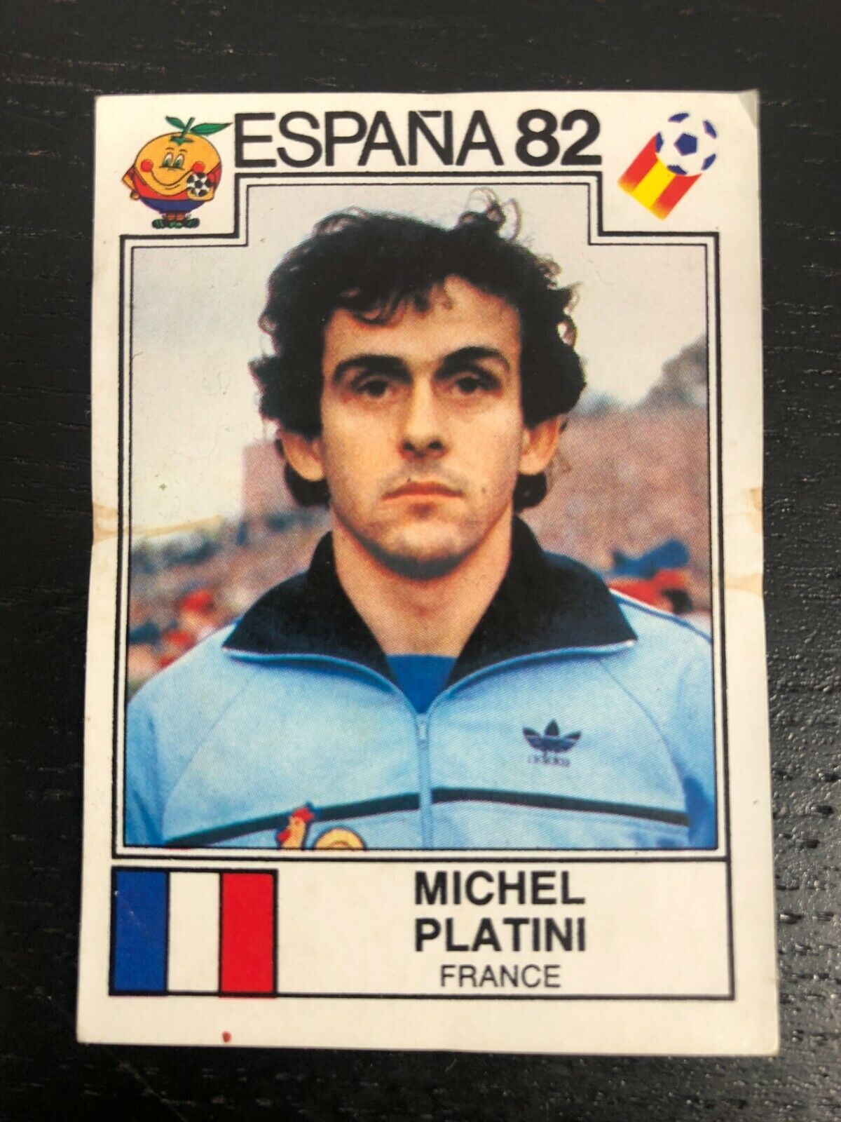 France complete set world Cup 82 Espanha sticker cards with Platini soccer