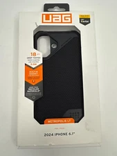 UAG Urban Armor Gear Metropolis LT Case for Apple iPhone 16 - Black