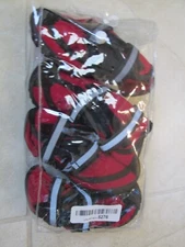NEW Snow Dog Booties with Adjustable Straps Size  XL Red/Black