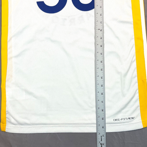New Stephen Curry Golden State Warriors Authentic Sewn White Jersey Sz 40 S $200 - Picture 12 of 12
