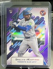 2025 TOPPS PRISTINE ORELVIS MARTINEZ PURPLE REFRACTOR RC 80/99🔥🔥BLUE JAYS🔥🔥