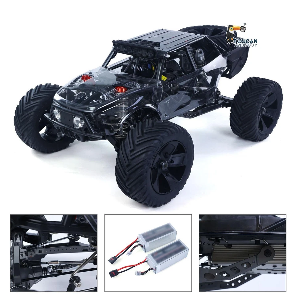1/5 RC Off Road Auto GR1Pro 249KM/H 2Speed Rock Crawler Hinterachsenverschlüsse - Bild 3 von 4