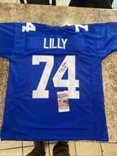 Dallas Cowboys Bob Lilly Signed #74 Custom Jersey HOF 80 JSA Witness COA