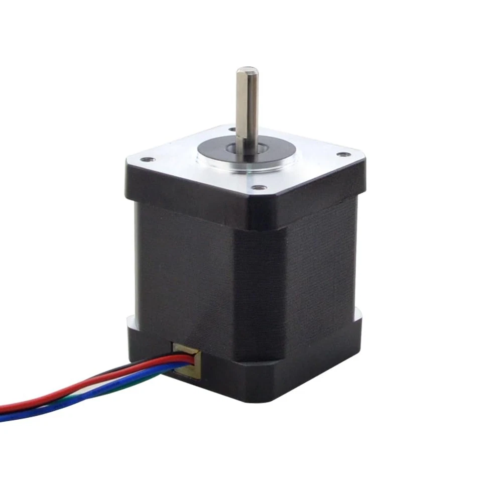 Stepper bipolar Stepperonline Nema 17 0,9 grados (400 pasos/rev) 1,68 A 44 N cm (62,3º... Foto 3 de 4