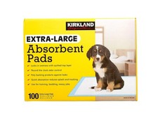Kirkland Signature Extra-Large Absorbent Pads, 30 X 23 in 100-count Potty Pads