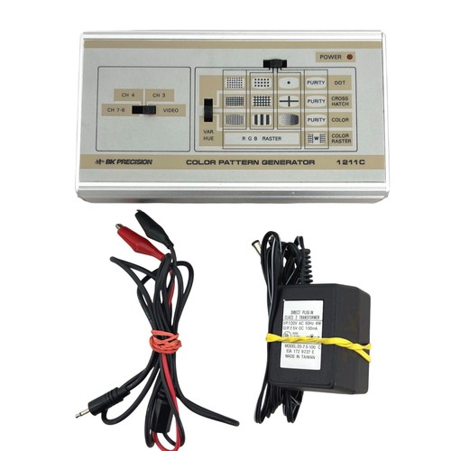 BK Precision 1211C Color Pattern Generator NTSC TV Video Test Equipment