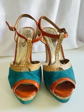 Womens Platform High Heel Sandals Ankle Strap