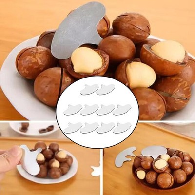10 Stück Macadamia-Nussöffner für Küche, Camping, tragbar, auch für