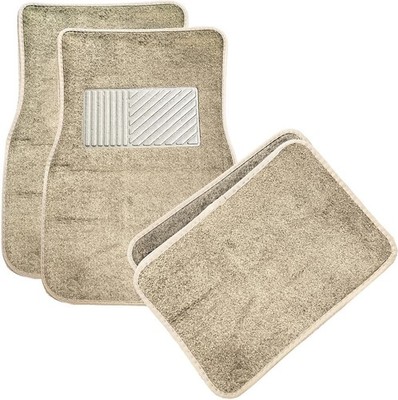 4PCS Car Floor Mats, Anti-Slip Waterproof Car Carpets with Safety Heel Pad, Heav