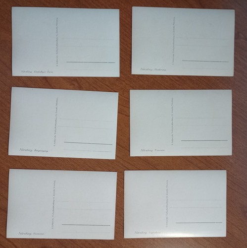 20 Postcards Picturesque Parts from Nuremberg Set Booklet Unposted Torn Cover - Imagen 6 de 11