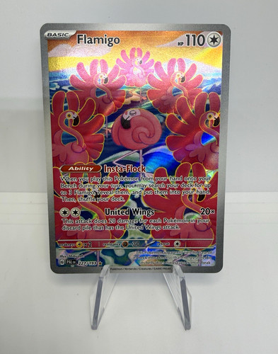Pokémon TCG: Flamigo 227/193 SV02 Paldea Evolved Illus Rare Holo FA Eng