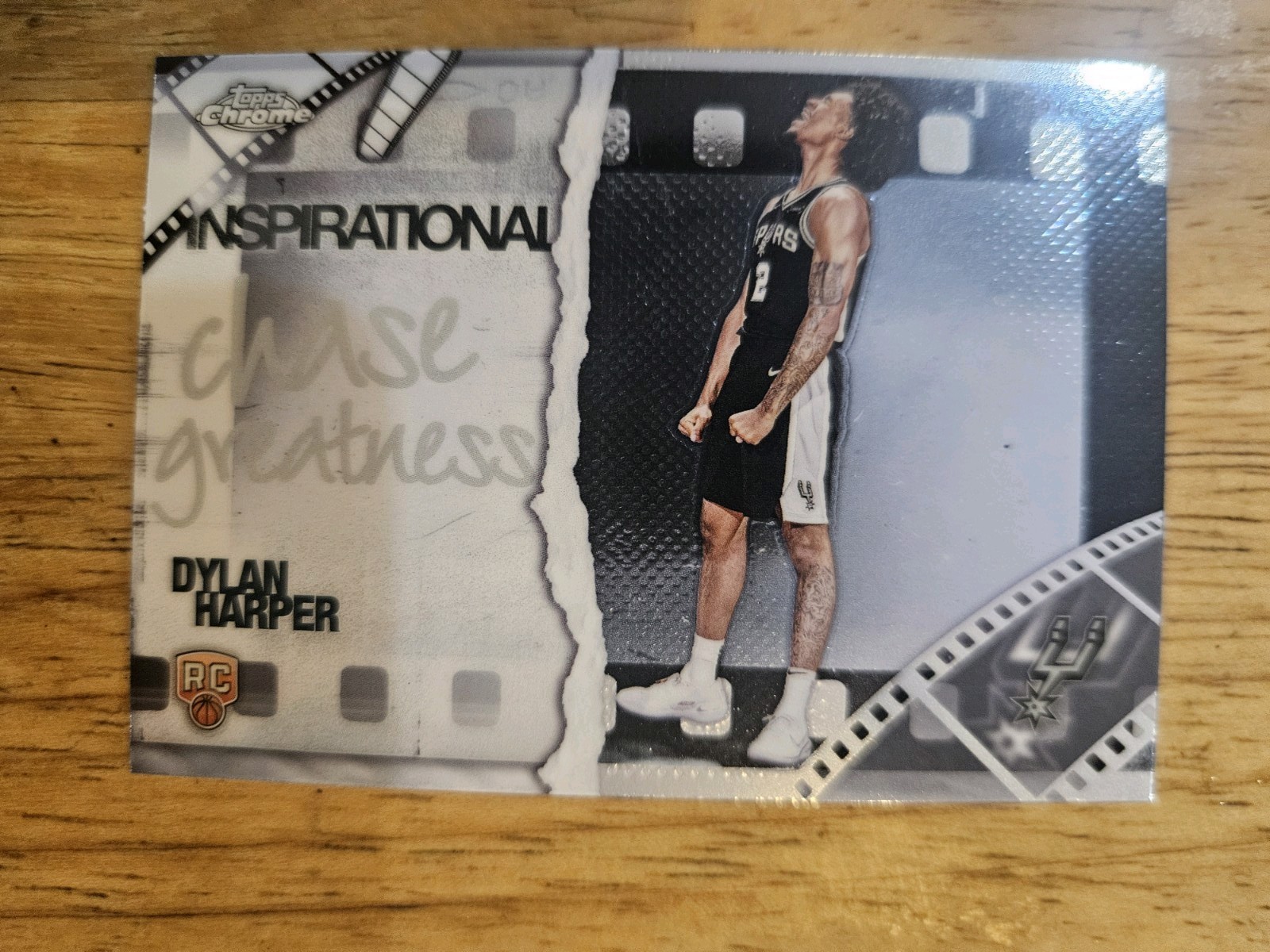 2025-26 Topps Chrome Dylan Harper Inspirational Rookie Card