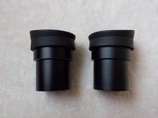 Pair of Nikon 15x Microscope Eyepieces 30mm Tube w/ Rubber Eye Cups Spare Stock