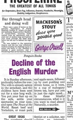 Decline of the English Murder (Penguin Great Ideas),George Orwel