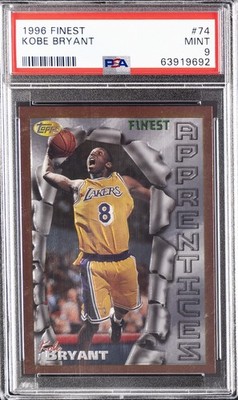 1996 FINEST #74 KOBE BRYANT ROOKIE RC PSA 9 | eBay