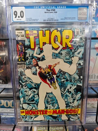 THOR #169 (1969) - CGC GRADE 9.0 - MARVEL GALACTUS ORIGIN JACK KIRBY STAN LEE