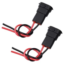 H11 H8 881 Socket Adapter Plug Connector Wiring Harness for Headlight Fog Lig...