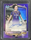 GRACE KNOX 2025-26 BOWMAN CHROME AUTO PURPLE REFRACTOR 1ST PROSPECT 117/250