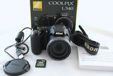 Nikon Coolpix L340 20MP Compact Bridge Digital Camera 28X Zoom +8GB Card Boxed