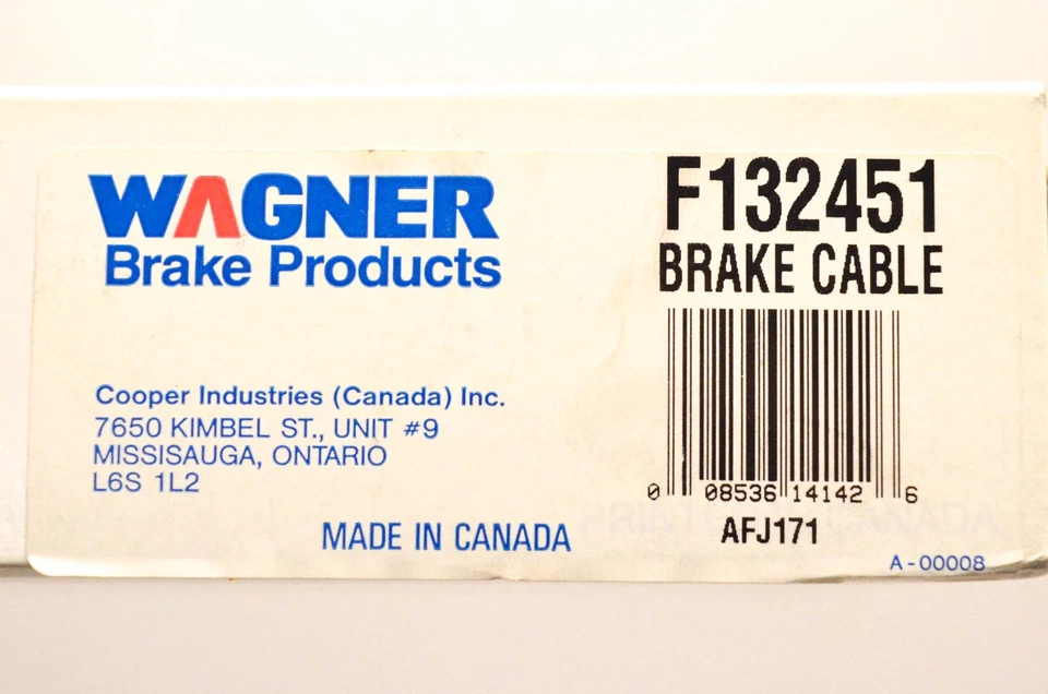 Cable de freno de estacionamiento Wagner F132451 92-94 Ford E-250 E-350 Econoline nuevo de stock Foto 3 de 3