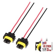 H11 H8 881 880 Female Adapter Wiring Harness Socket Connector for Headlight or