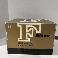 Nikon-F PS-4 Slide Copying Adapter w/box styrofoam inserts