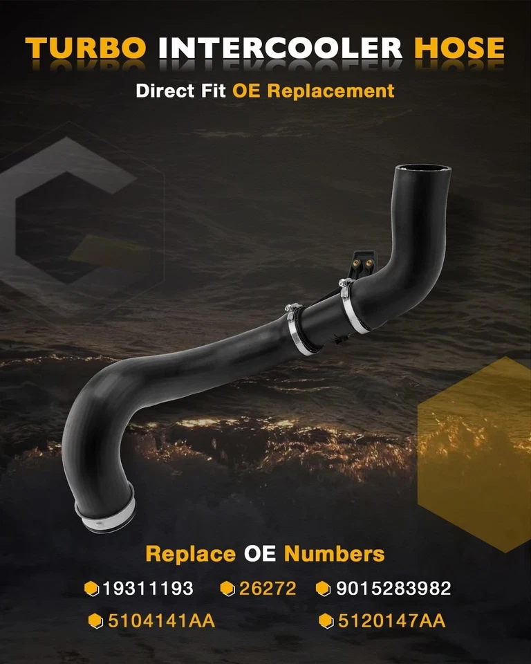 Charge Air Intercooler Turbo Hose For 2002-06 Dodge Mercedes Sprinter 2500 3500 Foto 3 de 4