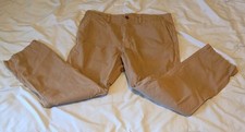 American Eagle Men's Relaxed Straight Chino Pants 34x30 Tan Cotton 2016 Vintage