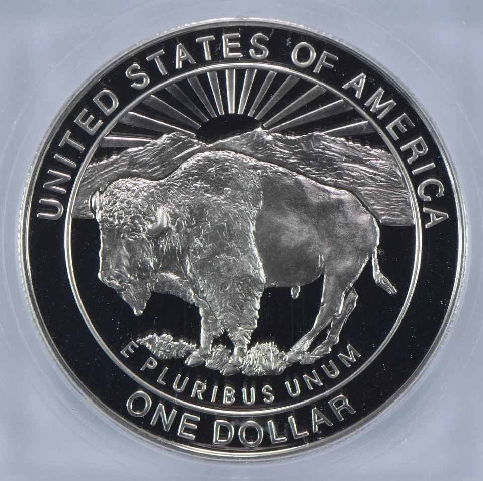 1999-P Yellowstone Commemorative Silver Dollar PR70 DCAM ICG *6506 - Image 4 of 4