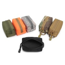 Tactical Military Mini Wallet Key Pouch EDC Coin Purses Zipper Small Waist Bag