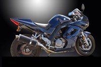 Suzuki 650 SV 2003-2015 Ovaler Carbon Auspuff EndschalldäMpfer 350 Mm Delkevic