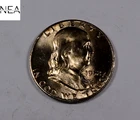 1952-D Franklin Half Dollar ~ Gem BU++ (Full Bell Lines - FBL) Toned ~ (ZH605)