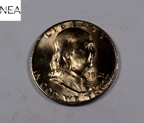 1952-D Franklin Half Dollar ~ Gem BU++ (Full Bell Lines - FBL) Toned ~ (ZH605)