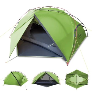 Lightweight 2-Man Camping Tent, Easy Setup & Waterproof for Outdoor Trekking