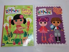 Lalaloopsy LOT OF 2 Giant Coloring And Activity Book Once Upon A Time Lets Luau