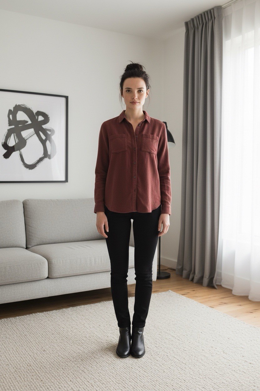 Madewell Solid Flannel Oversized Button-Down Shir… - image 1