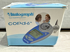 Vitalograph 40203 COPD-6 USB Respiratory Monitor FEV1 FEV6 *NEW*