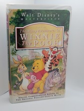 Winnie the Pooh Collection VHS Tape 1996 Masterpiece Walt Disney Animated Movie