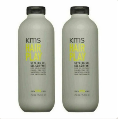 #ad #ad KMS Hairplay Styling Gel Firm Hold 25.3 Fl oz Pack of 2 $69.99