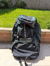 Eurohike Pathfinder 65 Litte Backpack Black/Green, Hiking Camping Festival Bag