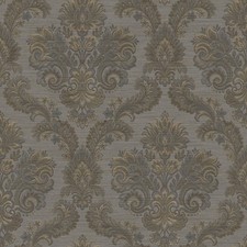 35949-Ornamenta Damask Beige Grey Galerie Wallpaper
