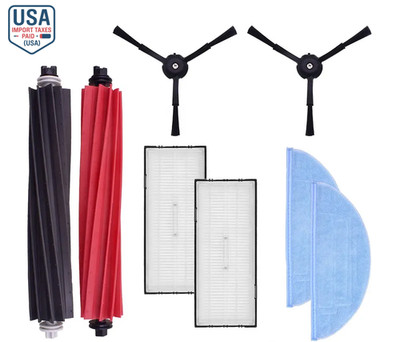 Filter and brush set for Xiaomi Roborock S8 vacuum cleaner