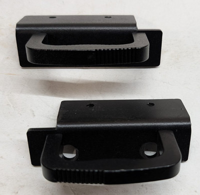 Chenbro 2U Server Rackmount Ears Handles Brackets Black  - Set of Two