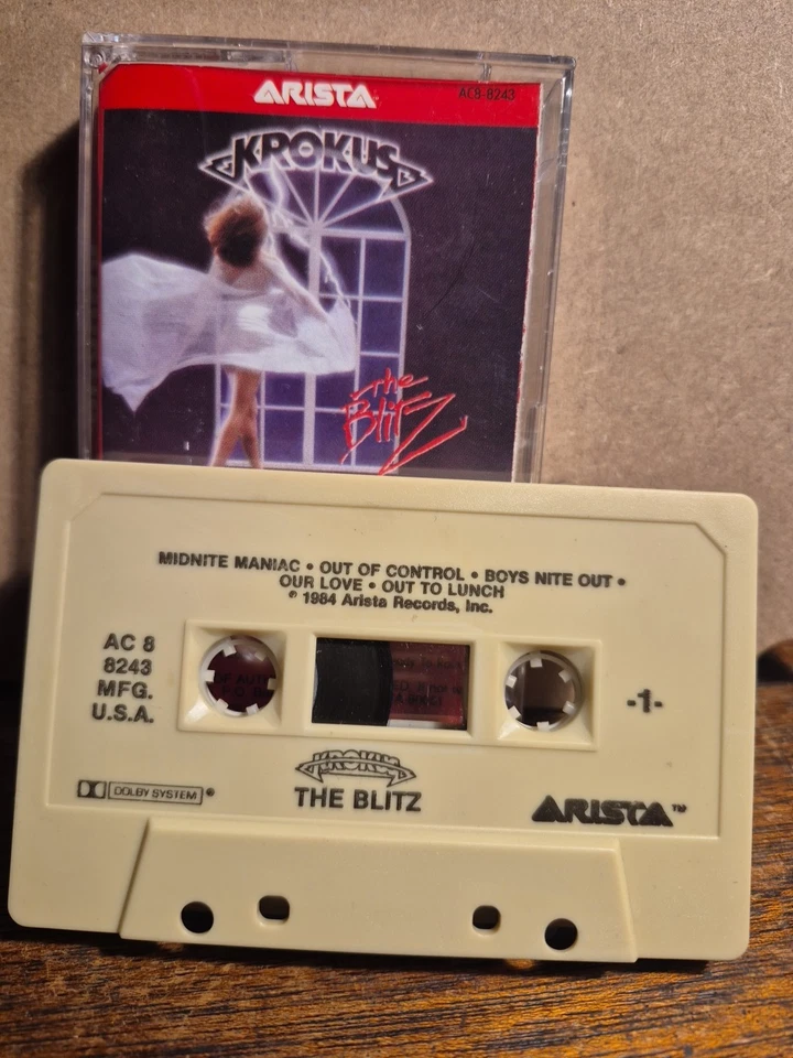 Metal Cassette Lot Krokus Accept Fates Warning Excellent Condition Heavy Metal Foto 3 de 4