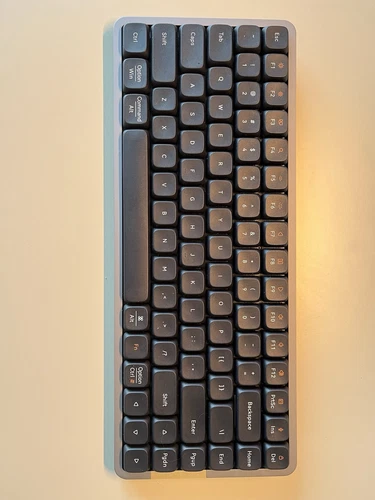 LOFREE Flow84 Low Profile Mechanical Keyboard, 75 Percent Rechargeable Wireless