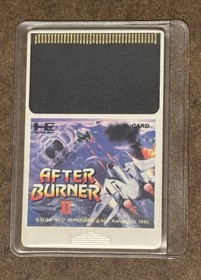 After Burner II PC Engine NEC HuCard Japan Import US Seller TESTED