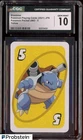 2021 Pokemon Japanese Playing Cards Pocket UNO Yellow Blastoise CGC 10 GEM MINT