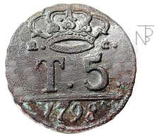 Naples (Ferdinand IV of Bourbon) from 5 Tornesi 1798