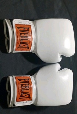 Everlast Vintage 1910 Boxing Gloves Tape Type sparring gloves White 8oz-16oz 