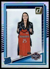 Georgia Amoore #96 2025 Donruss WNBA Holo Washington Mystics